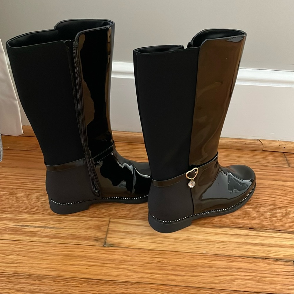 New Black girls riding boots